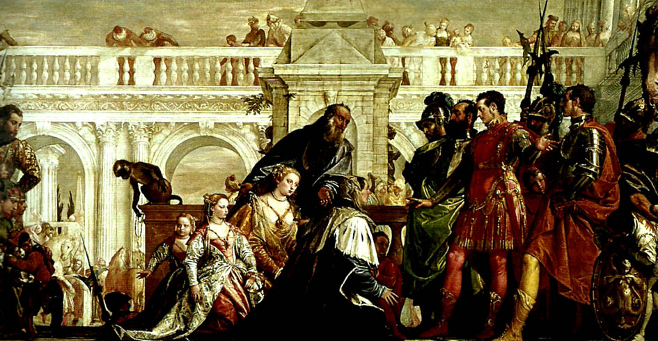 Paolo  Veronese the family of darus before alexander